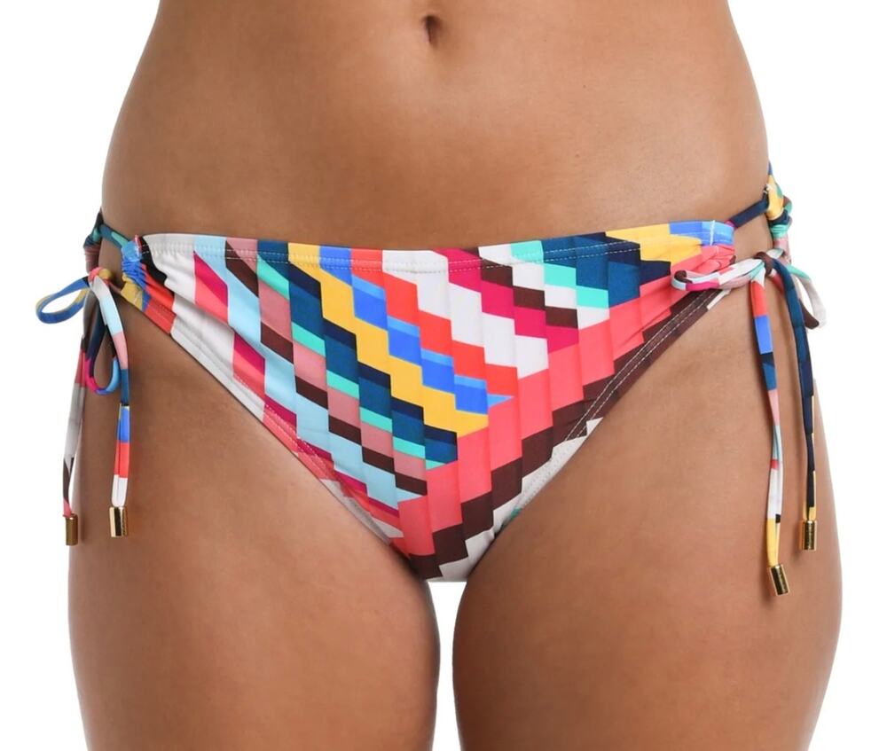 La Blanca Slice Of Paradise Adjustable Loop Hipster Bikini Bottom 16 NWT